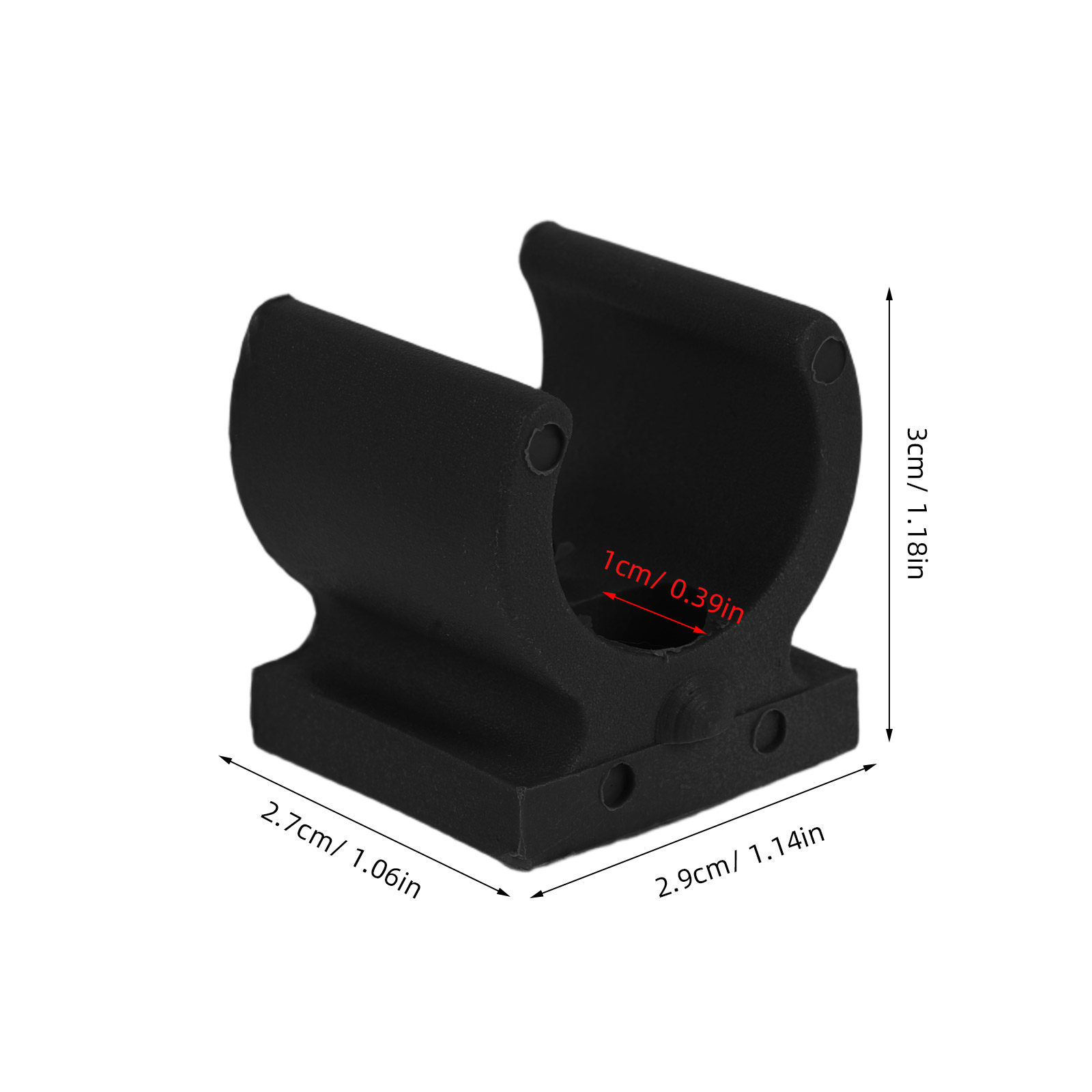 20Pcs Commode Chair Pipe Clamp - Plastic Pipe Clip ulasan dan harga