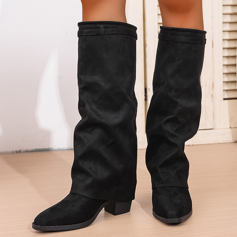 Fashion Slip On High Heeled Kn - Pipe Bending Spring ulasan dan harga